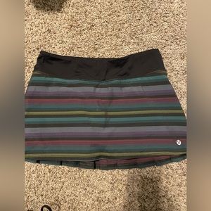 Lululemon skort rainbow with purple under.  Size 4